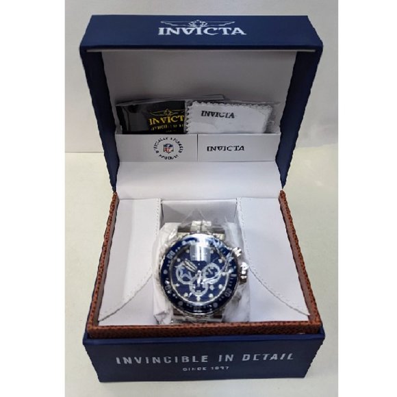 🏈🆕 INVICTA- NFL DALLAS COWBOYS CHRONGRAPH QUARTZ WATCH - MEN - Picture 4 of 4